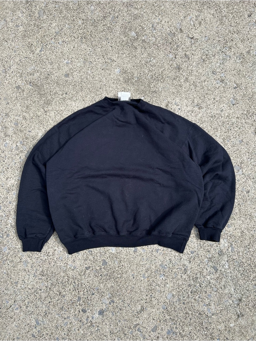Hanes Black Men's Crewneck Pullover Sweatshirt